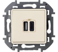 Зарядное устройство с двумя USB-разьемами Legrand A-C 240В/5В 3000мА INSPIRIA слоновая кость 673761