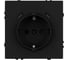 Механизм розетки с USB зарядкой Arlight SCT-NOBE-MUCC-SFPL-BK 1шт 061813 1