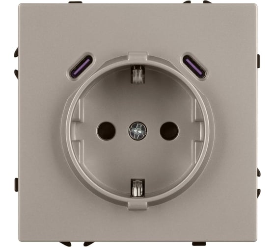 Механизм розетки с USB зарядкой Arlight SCT-NOBE-MUCC-SFPL-CA 1шт 061814