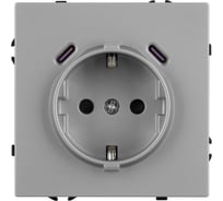 Механизм розетки с USB зарядкой Arlight SCT-NOBE-MUCC-SFPL-IS 1шт 061817