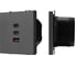 Механизм розетки с быстрой USB зарядкой Arlight SCT-NOBE-MUACC-SFPL-FC-GR 1шт 061837 2