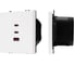 Механизм розетки с быстрой USB зарядкой Arlight SCT-NOBE-MUACC-SFPL-FC-WH 1шт 061839 2