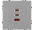 Механизм розетки с быстрой USB зарядкой Arlight SCT-NOBE-MUACC-SFPL-FC-IS 1шт 061838 1