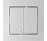 Выключатель Systeme Electric ATLASDESIGN SMART 2-клавишный с подсветкой с опц.нейтралью, Zigbee, сх.1, L(N), 10А, мех., БЕЛЫЙ ATN000117Z 2
