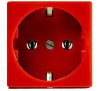 Розетка электрическая NTSS 2К+З (красный) NTSS-100120