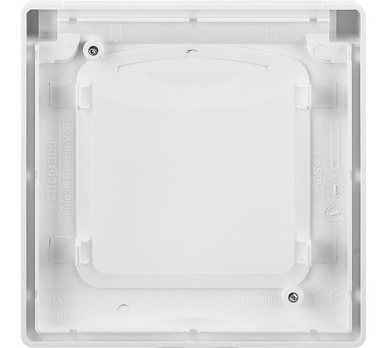 Рамка Legrand с защитной крышкой IP 44 - INSPIRIA - белый 673920