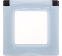 Рамка Legrand с защитной крышкой IP 44 - INSPIRIA - антрацит 673923