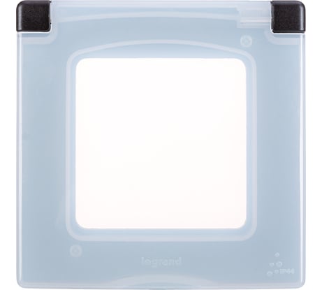 Рамка Legrand с защитной крышкой IP 44 - INSPIRIA - антрацит 673923
