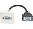 Розетка мультимедийная IEK PRIMER РКМ-20-20-П VGA M/M, 2 модуля, белая PR-KK40D-RV-0-2-K01 2