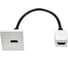 Розетка мультимедийная IEK PRIMER РКМ-20-10-П HDMI M/M, 2 модуля, белая PR-KK40D-RH-0-2-K01 2