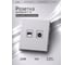 Розетка Metronex для сетевого кабеля LAN + TV без рамки серый матовый Квадро FRZF290218SMT 2