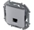 Розетка Legrand компьютерная RJ45 категория 6 UTP Legrand Inspiria алюминий 673832 2