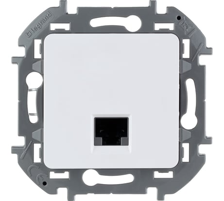 Розетка Legrand компьютерная RJ45 категория 6 UTP Legrand Inspiria белый 673830