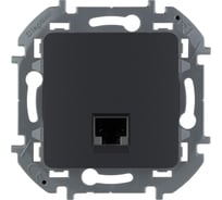 Розетка Legrand компьютерная RJ45 категория 6 UTP Legrand Inspiria антрацит 673833