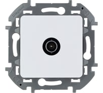 Розетка Legrand TV (телевизионная) Legrand Inspiria проходная 14дБ 5-862мГц белый 673860