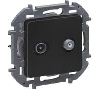 Розетка Legrand TV-SAT Legrand Inspiria "звезда" антрацит 673883