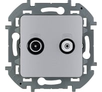 Розетка Legrand TV-SAT Legrand Inspiria "звезда" алюминий 673882