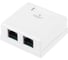 Настенная розетка Ethernet Advant кат. 6, неэкранированная, количество портов: 2 порта RJ-45 (8р8с). ADVANT ADV6-WS2RJ45 1