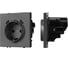 Розетка зк со шторками с USB Arlight ARL NOBE тип C+С софт-тач серый базальт SCT-MUCC-SFPL 1шт 061816(1) 1