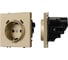 Розетка зк со шторками с USB Arlight ARL NOBE тип C+С софт-тач золотой песок SCT-MUCC-SFPL 1шт 061815(1) 1