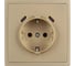 Розетка зк со шторками с USB Arlight ARL NOBE тип C+С софт-тач золотой песок SCT-MUCC-SFPL 1шт 061815(1) 3
