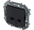 Розетка Legrand компьютерная двойная RJ45 категория 6 UTP Legrand Inspiria антрацит 673843 1