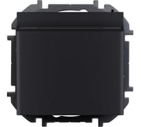 Выключатель Legrand карточный с подсветкой Legrand Inspiria без задержки выключения 6А 250В безвинтовые зажимы антрацит 673803