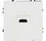 Розетка HDMI Arlight ARL NOBE софт-тач белый кварц SCT-MHD1-SFPL-WH 1 шт. 061846(1) 2