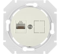 Механизм компьютерной розетки Bylectrica 1-местная, категория 5е, скрытая установка, серия ПРОВАНС, РК18-6311 бежевый