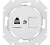 Механизм телефонной розетки Bylectrica 1-местная, скрытая установка, серия ПРОВАНС, белый ТР4-6301