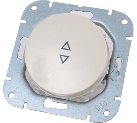 Механизм выключателя Bylectrica 1-клавишный, проходной, скрытая установка, серия ПРОВАНС, С610-3361 бежевый