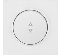 Выключатель Bylectrica 1-клавишный, проходной, скрытая установка, серия ПРОВАНС квадрат, белый С610-2361