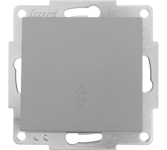 Выключатель проходной Lezard VESNA платина 742-3588-105