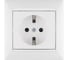 Набор розеток 1-местных Legrand VALENA DIY с заземлением с защитными шторками 16А белый (6шт/упак) 694393 2