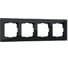 Рамка из стекла на 4 поста Werkel Favorit WL01-Frame-04 черный a031800 1