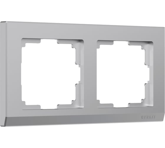 Рамка Werkel WL04-Frame-02 / на 2 поста (серебряный) a031803