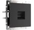 Розетка WERKEL Ethernet RJ-45 W1181008 черный матовый a051606 a051256 1
