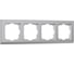 Рамка Werkel WL04-Frame-04 / на 4 поста (серебряный) a031805 1