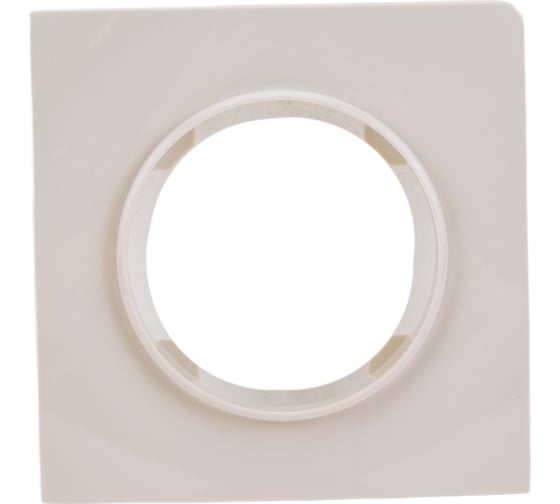 Рамка Bylectrica 1-х местная, серия ПРОВАНС квадрат, ЮЛИГ.735212.493 бежевый 1