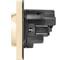 Розетка Vell золотая, USB-A, USB-A электрическая, модуль, Grand {V702208} 1398380 3