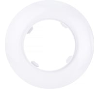 Рамка Bylectrica 1-х местная, серия ПРОВАНС круг, белый ЮЛИГ.735212.494