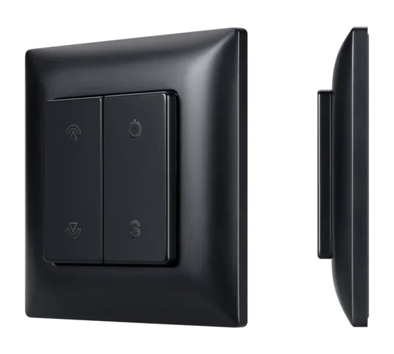 Кнопочная панель INTELLIGENT ARLIGHT SMART-RF-801-22-1G-DIM-SUF Black IARL, IP20 Пластик 1шт 059068