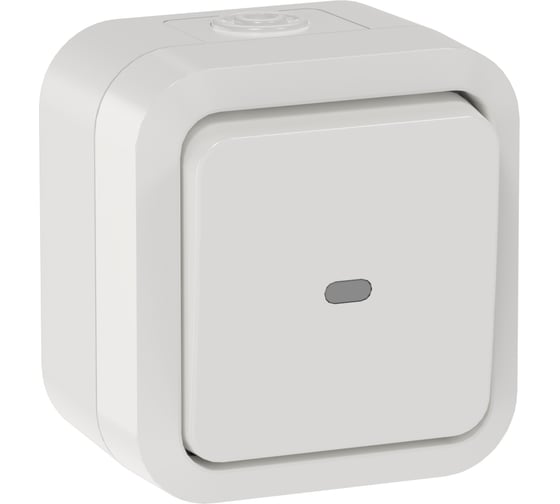 Переключатель одноклавишный с индикацией IEK TORS 10А IP55 TS302 белый TS-V10-1-10-55-K01