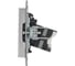 Розетка компьютерная IEK BRITE RJ45 кат.5E РК10-БрГН металл хром/никель BR-K10-1-M-K23 2
