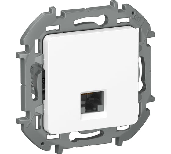 Розетка компьютерная IEK INSPIRIA RJ45 категория 5Е UTP белый 6738251