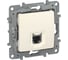 Розетка компьютерная IEK ETIKA RJ45 категория 6 UTP слоновая кость 6723531 1