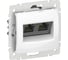 Розетка компьютерная двойная IEK VALENA RJ45 категория 6 UTP белый 6911071 1