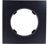 Рамка Bylectrica 1-х местная, серия ПРОВАНС квадрат, ЮЛИГ.735212.493 графит