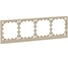 Рамка DKC KANT 4 поста 8 модулей, кремовый матовый, 1 шт 7015908DIY 1