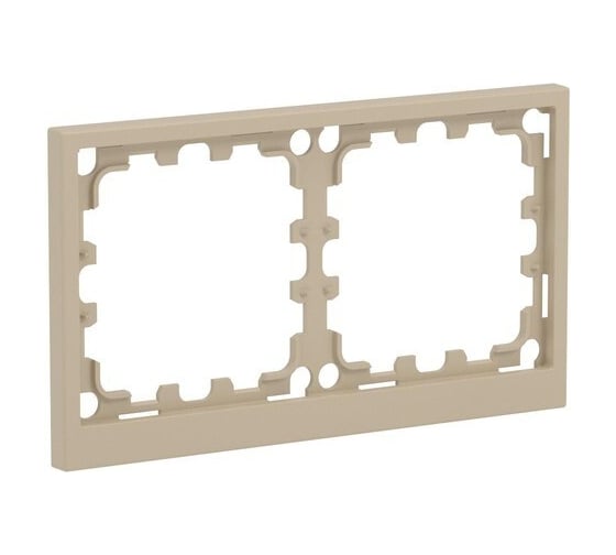 Рамка DKC KANT 2 поста, IP44, черный уголь, 1 шт 7015944DIY